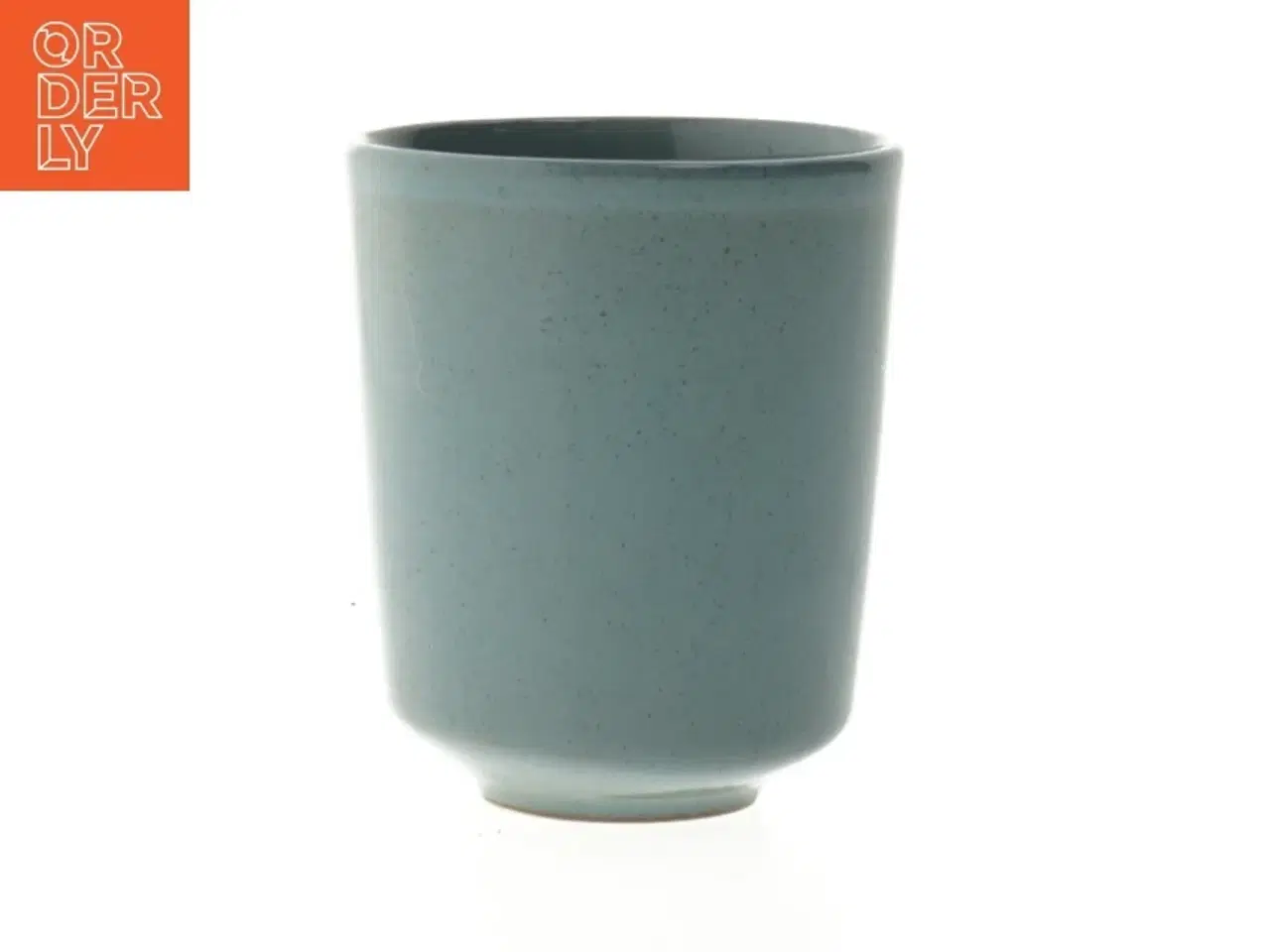 Billede 1 - Blå keramisk kop fra Keltum (str. Ø 8 cm)