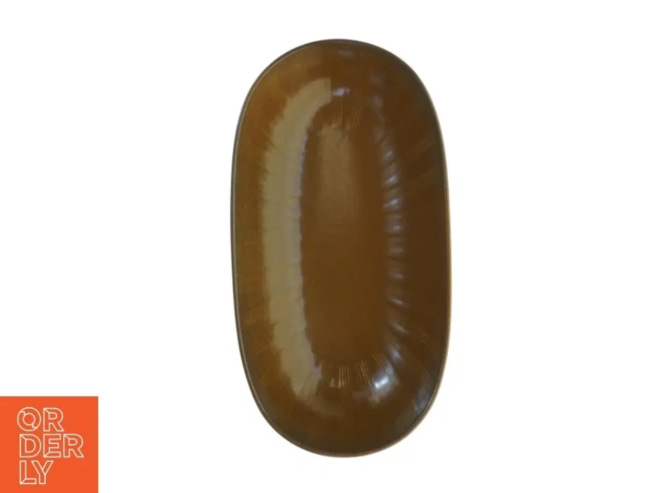Billede 3 - Porcelæn, Skål Eldorado Brun , Gustavsberg Sweden (str. 32 x 17 cm)