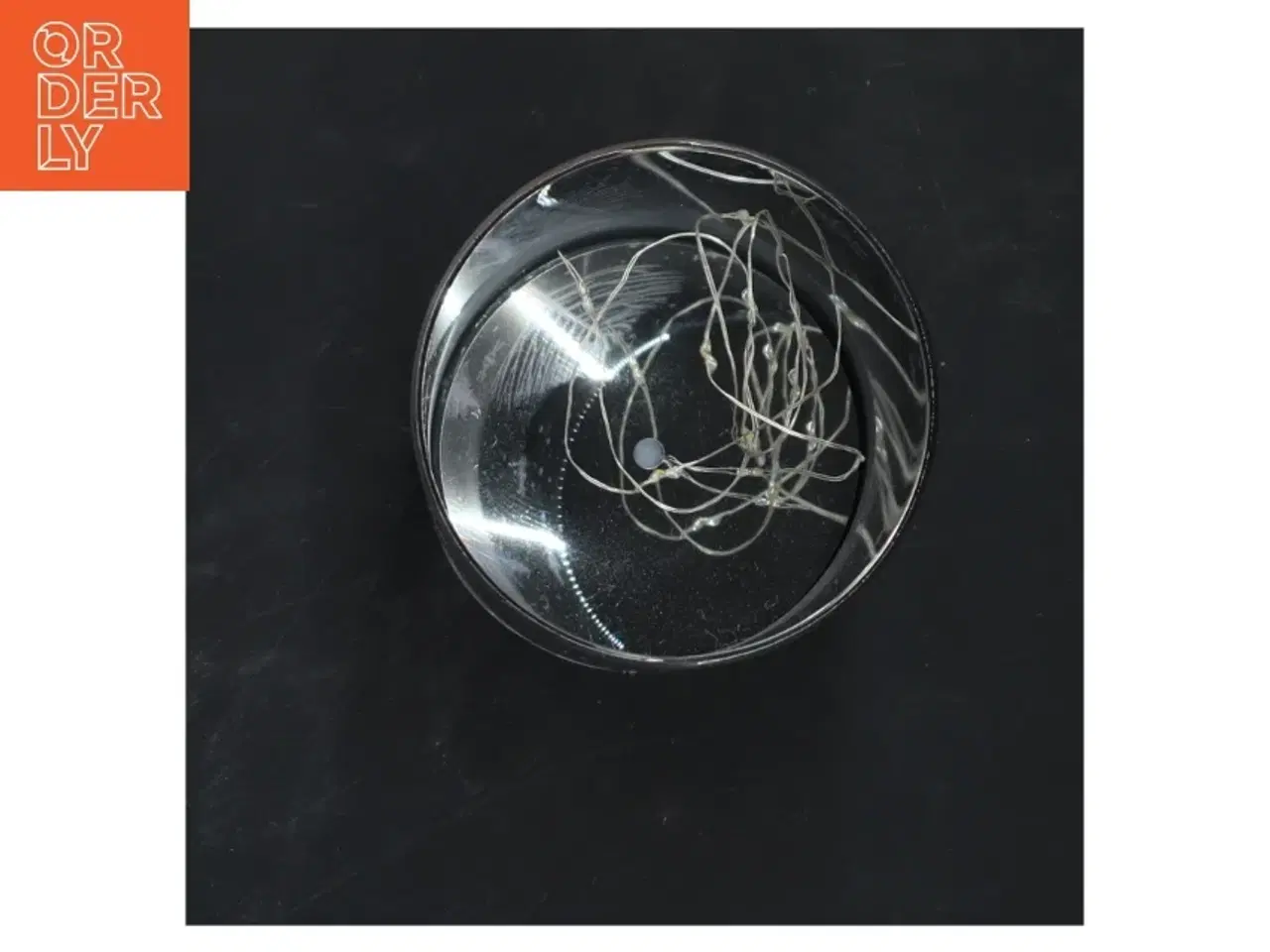 Billede 2 - Cylindrisk lyslygte med LED lys (str. 15x9 cm)