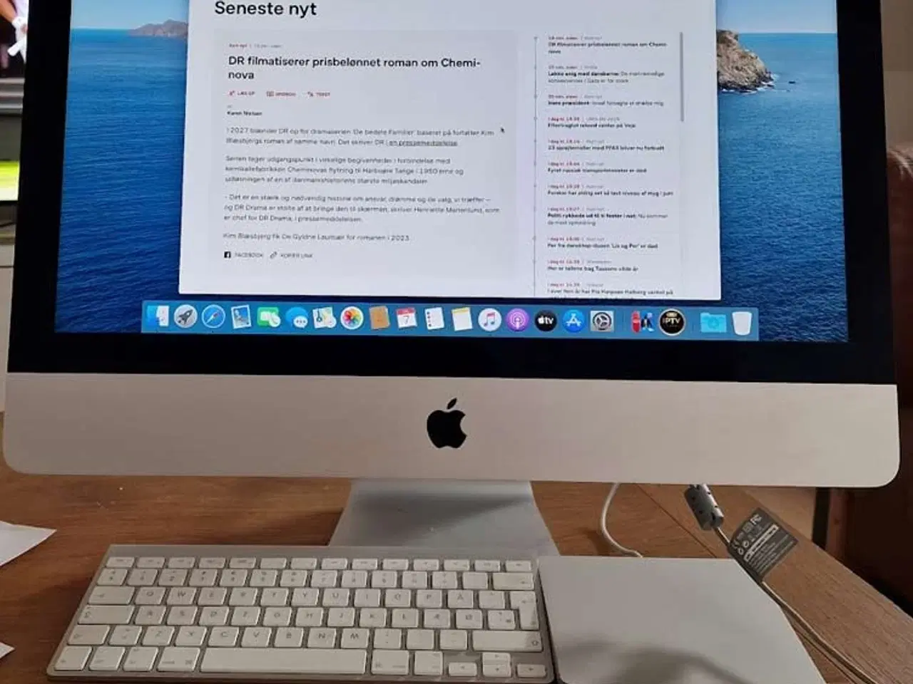 Billede 7 - iMac 21.5, i7, 512 SSD, 16 GB, tast, CD drev, Aalb