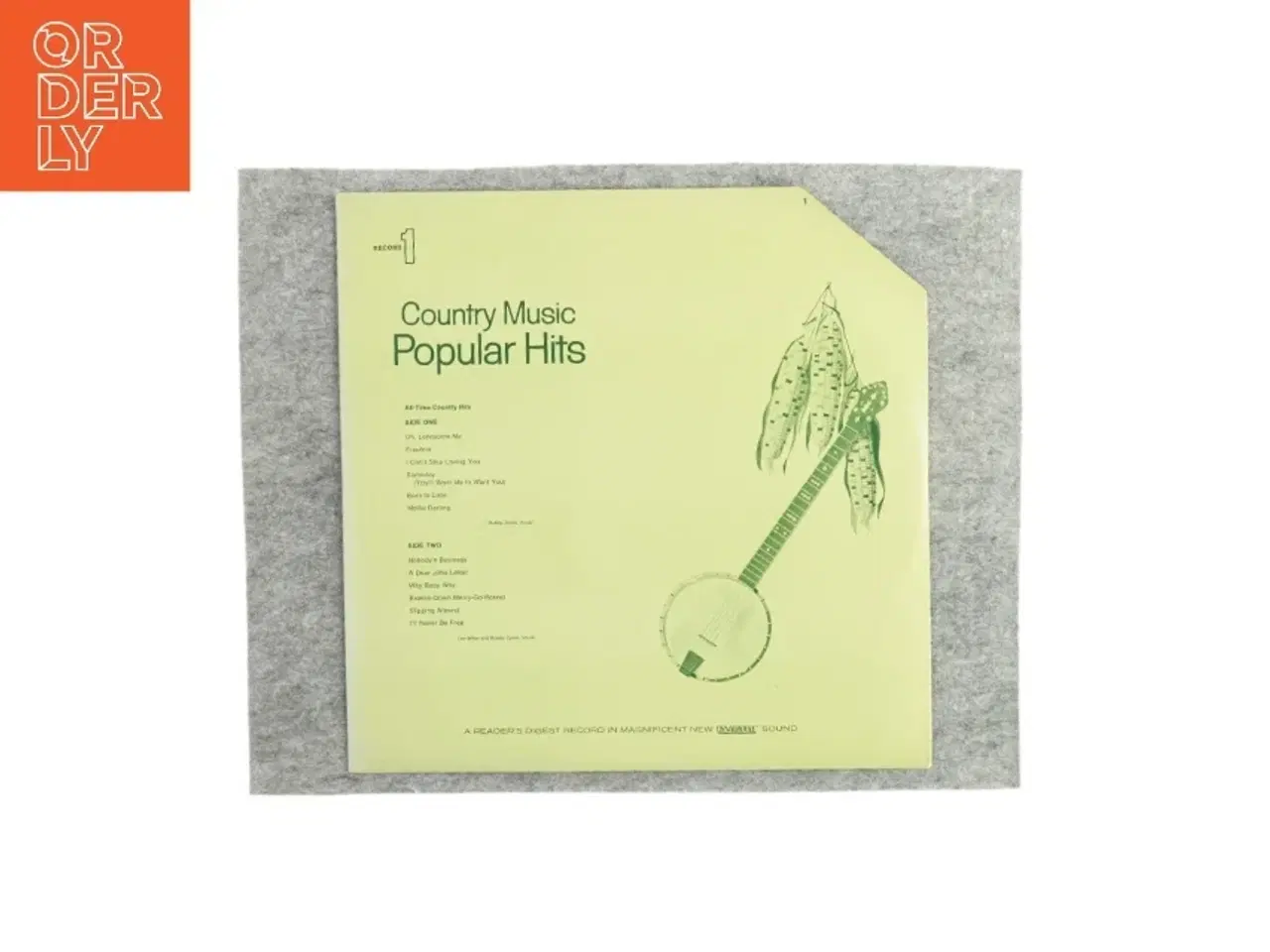 Billede 1 - ountry Music Popular Hits Record 1 Vinylplade