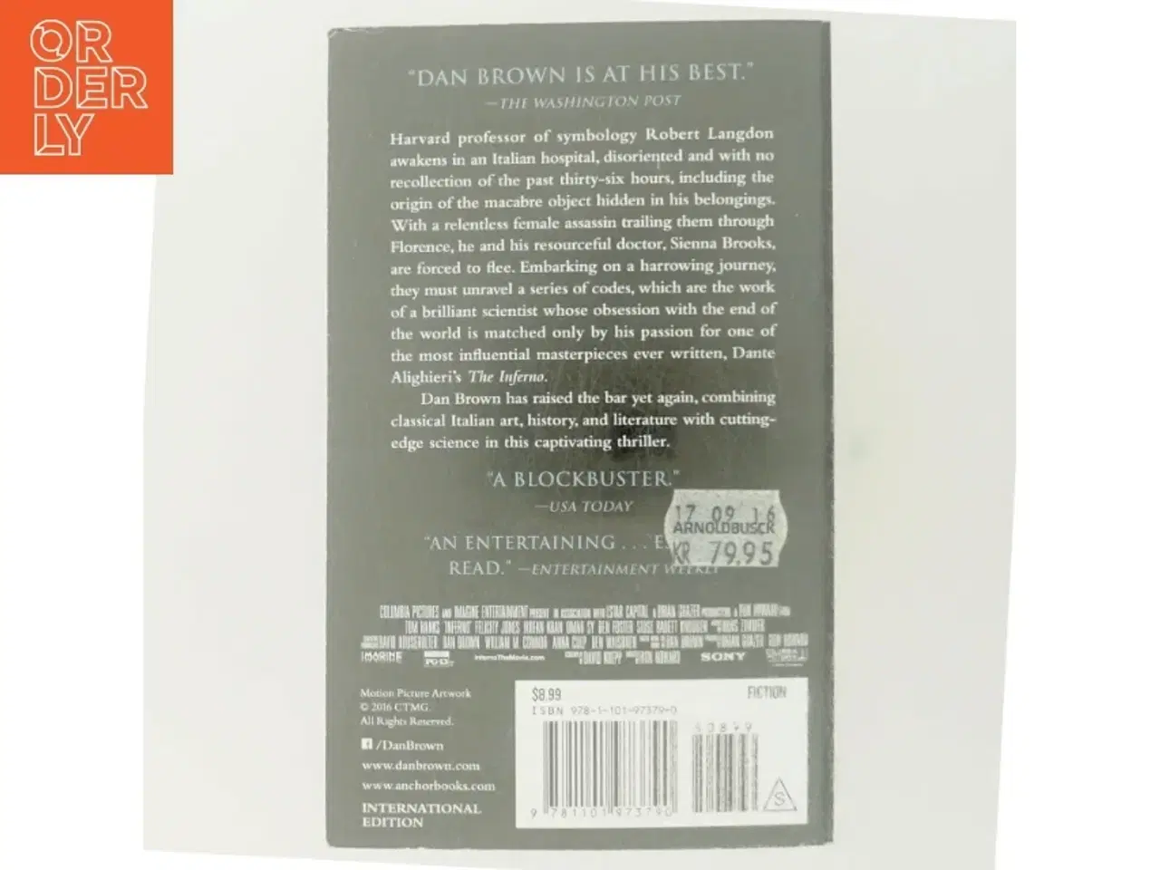 Billede 3 - Inferno. Movie Tie-In af Dan Brown (Bog)