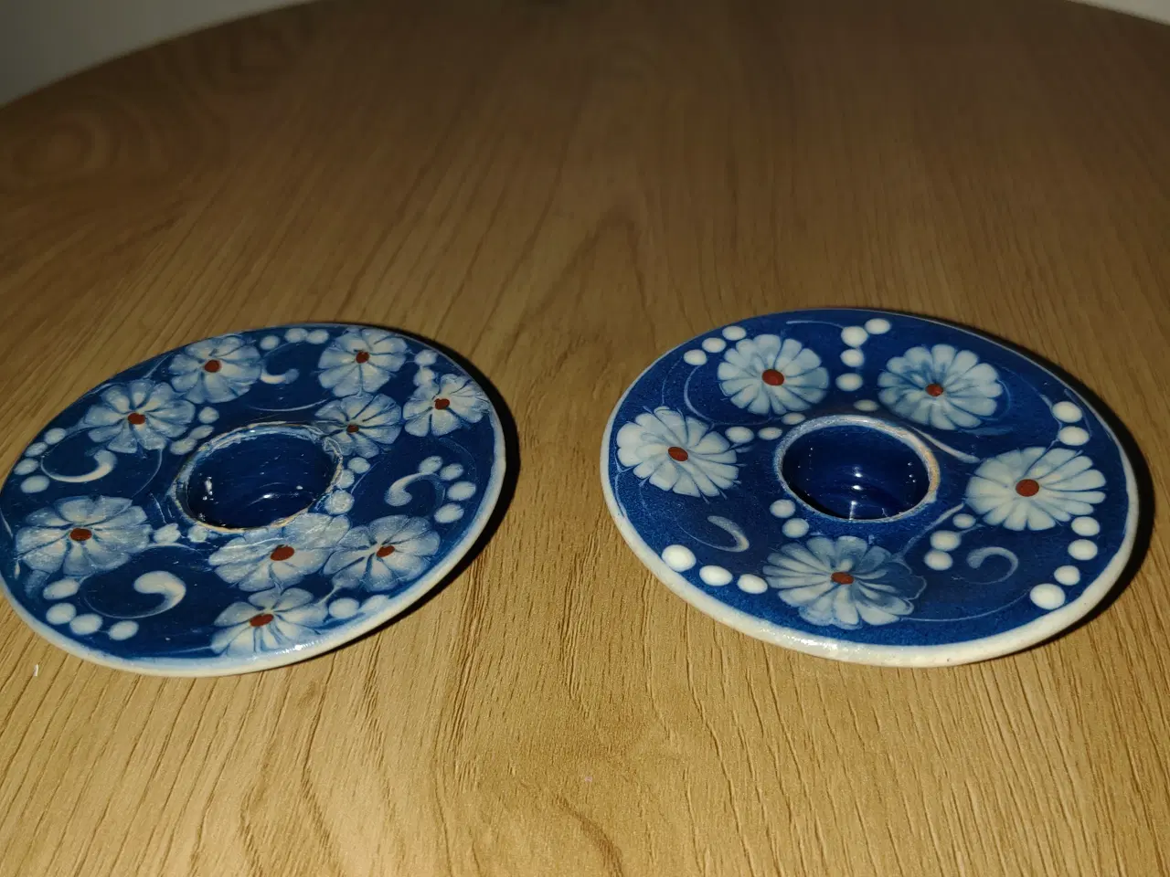 Billede 1 - 2 flotte gamle Kähler lysestager