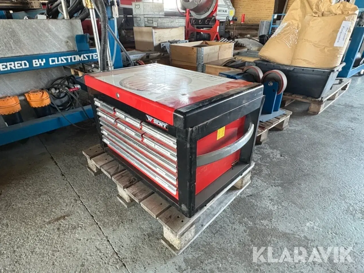 Billede 2 - Værktøjskasse med skuffer Bauhaus Wisent