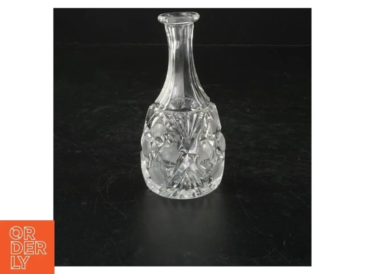 Billede 1 - Krystal karaffel (str. Ø 6 cm. længde, 13 cm)