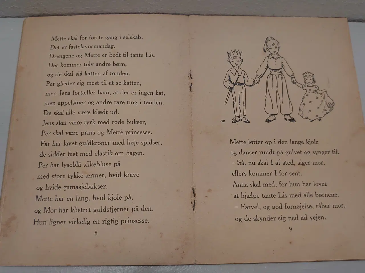 Billede 3 - Lily Gad:De to små piger. ill. Marie Hjuler. 1948.