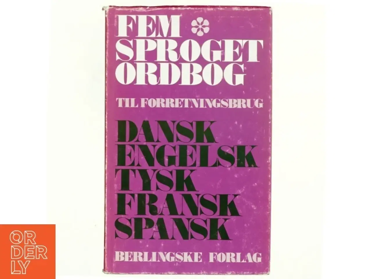 Billede 1 - Femsproget ordbog til forretningsbrug (bog)