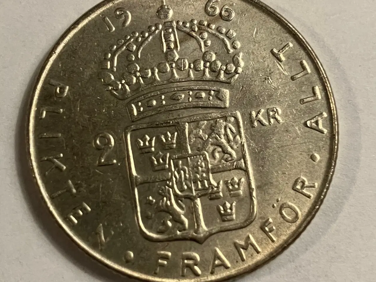 Billede 1 - 2 Kronor Sweden 1966