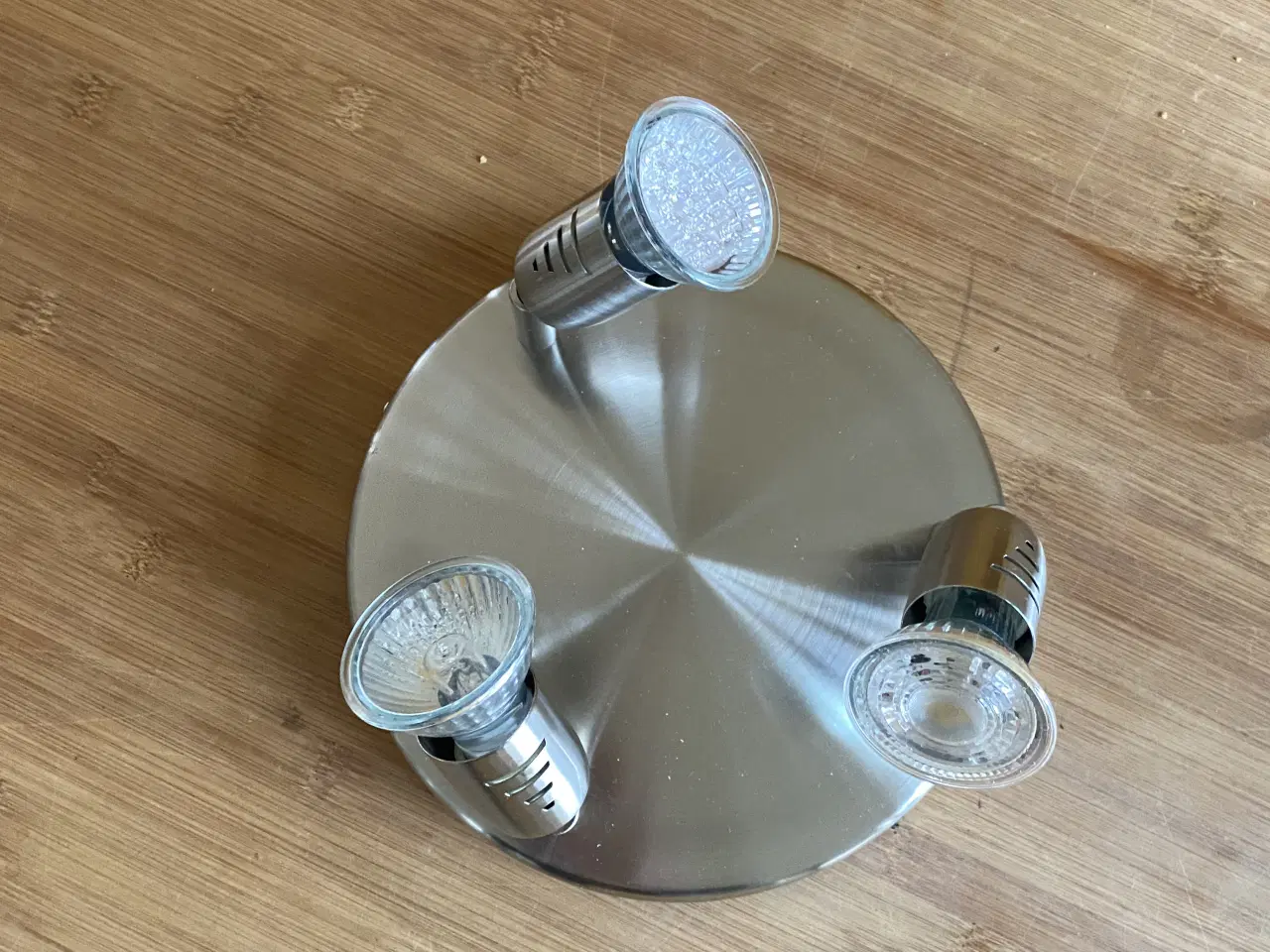 Billede 2 - Loft rondel med 3 led spot pærer