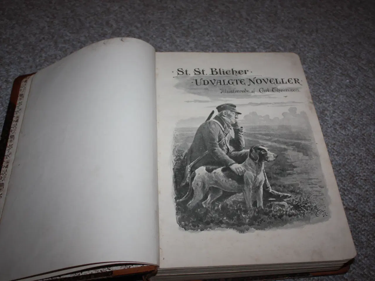 Billede 2 - St. St. Blicher Udvalgte noveller Illustrerede 