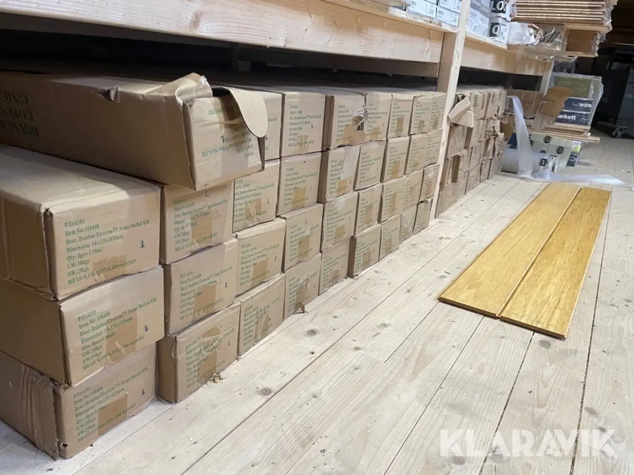 Billede 6 - Bambus klikgulv Holse & Wibroe ca 130kvm