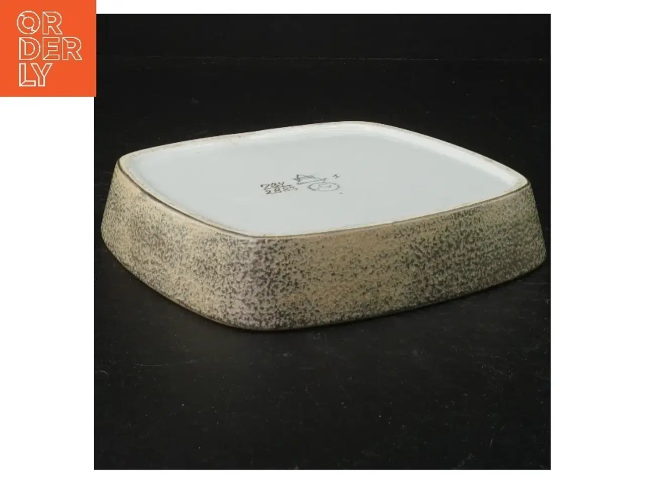 Billede 2 - Keramisk fad fra Aluminia (str. 15 x 15 cm)