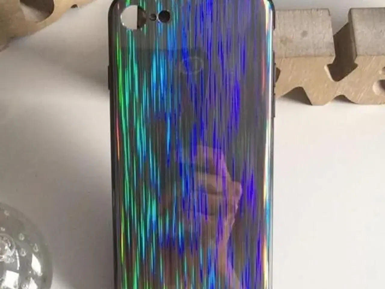 Billede 5 - Holografisk sølv cover iPhone 6 6s SE 2020 7 8 