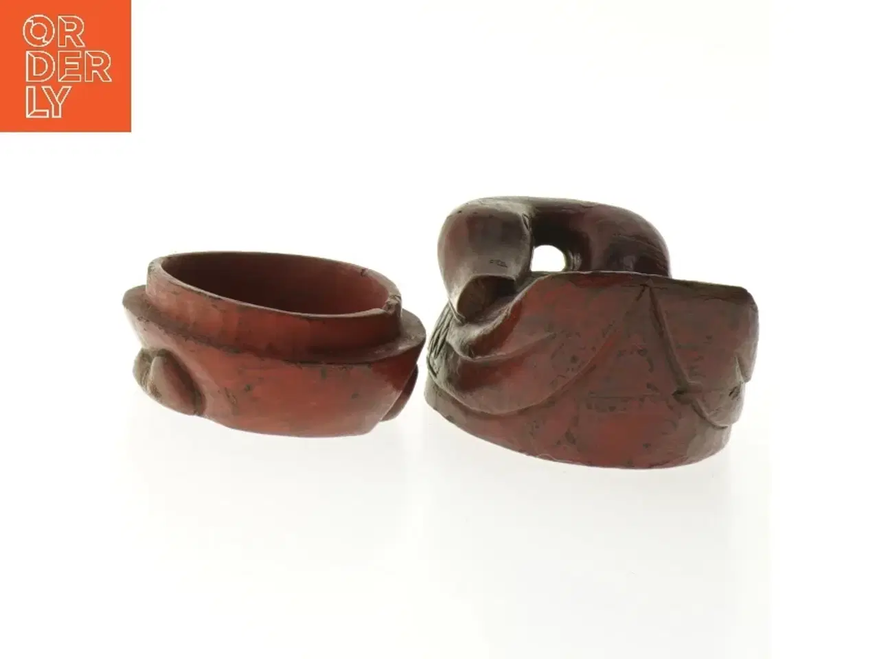 Billede 5 - Dekorativ fugl i træ (str. 19 cm)