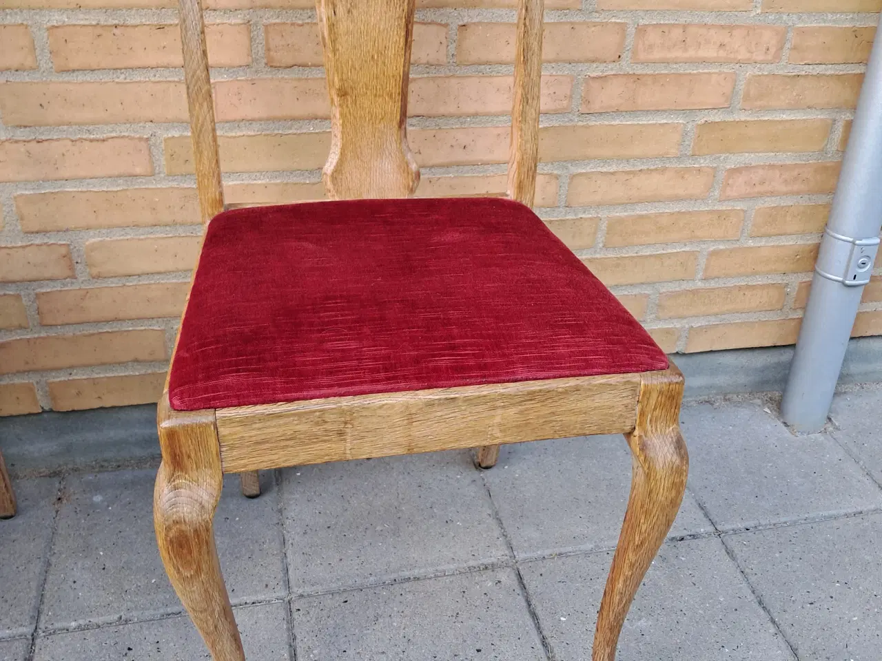 Billede 2 - 6 spisebordsstole, syret eg