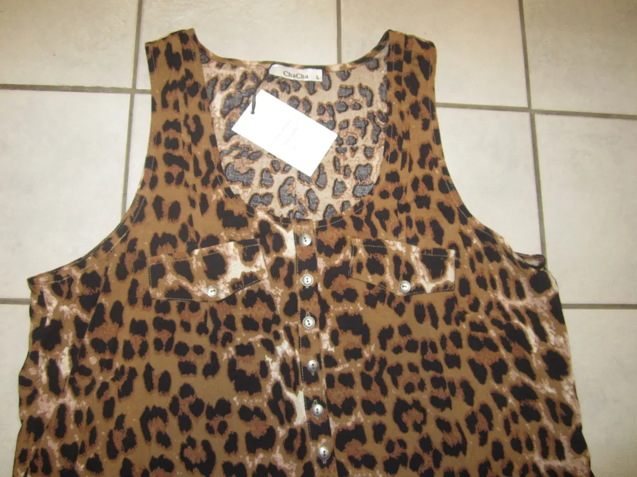 Billede 2 - ChaCha Leopard Skjortebluse