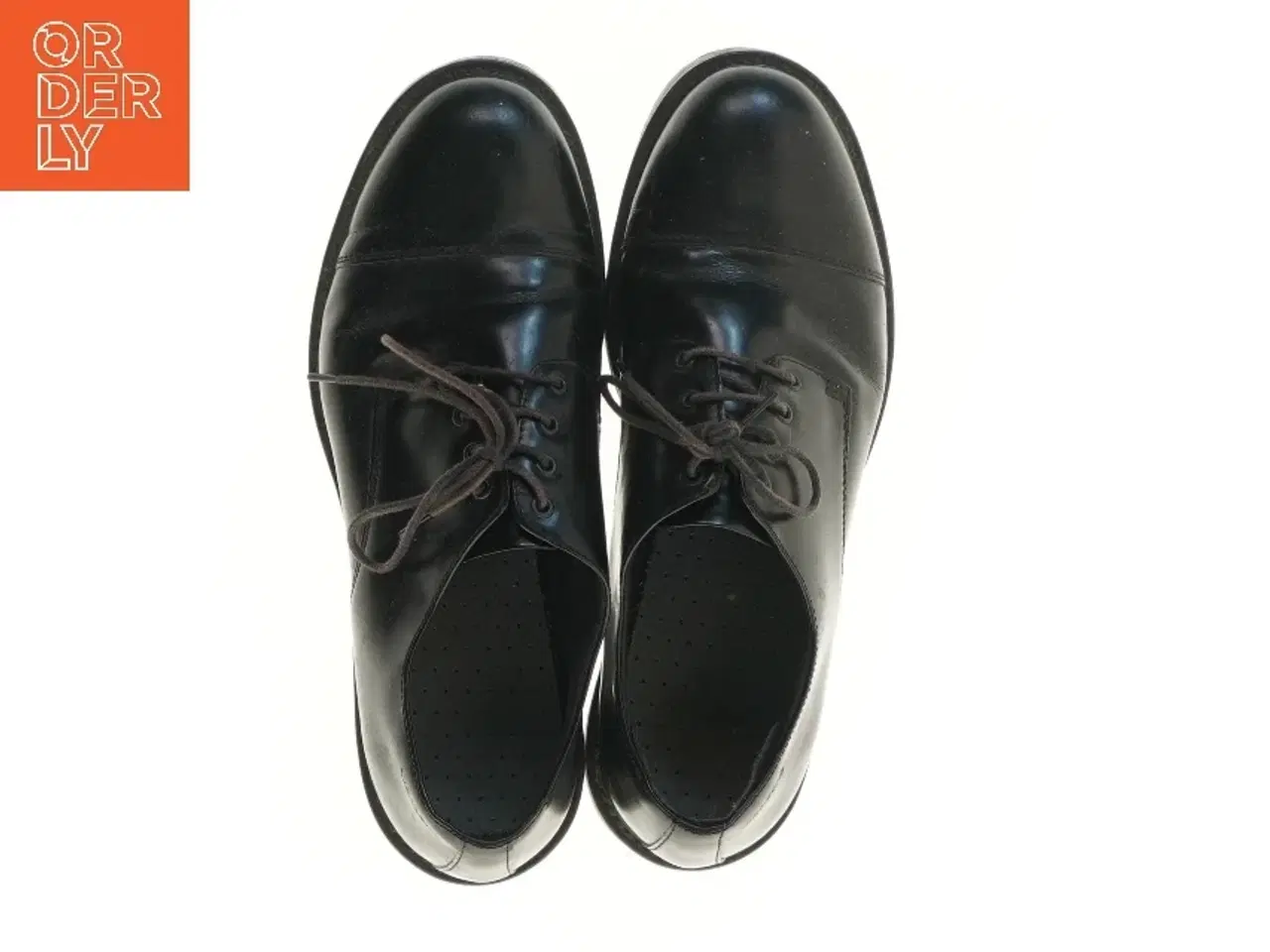Billede 2 - Sorte lædersko fra Vagabond med snørebånd fra Vagabond (str. 41 )