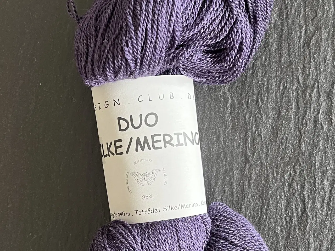 Billede 1 - Fint uldgarn DUO silke/merino