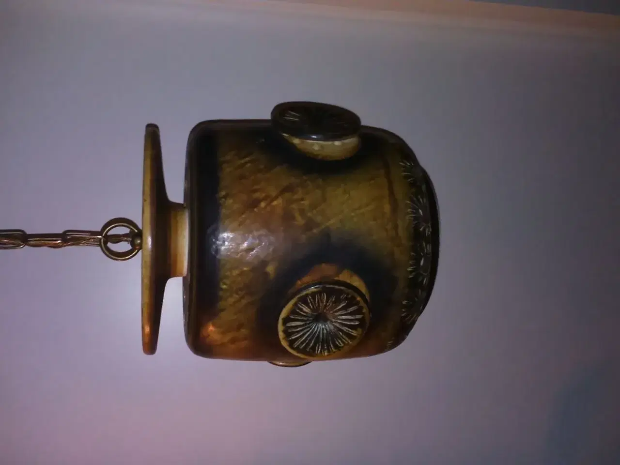 Billede 1 - Bornholmsk keramiklampe