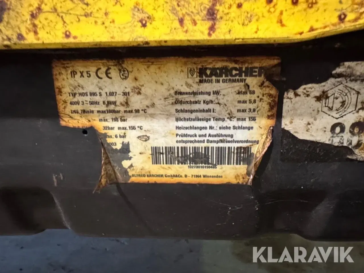 Billede 6 - Hedvandsrenser Kärcher HDS 895 S