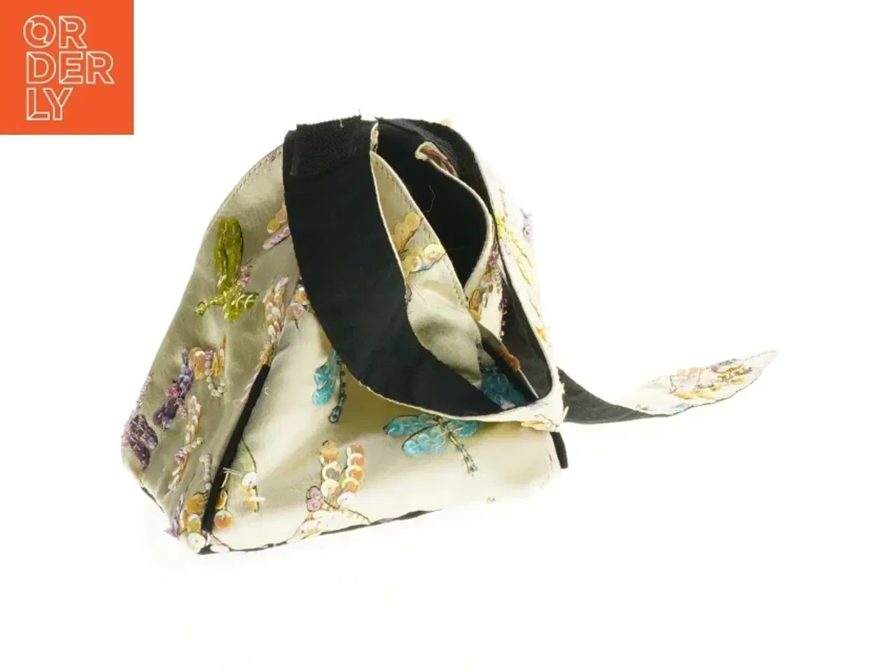 Billede 2 - Broderet stoftaske (str. 15 x 15 cm)