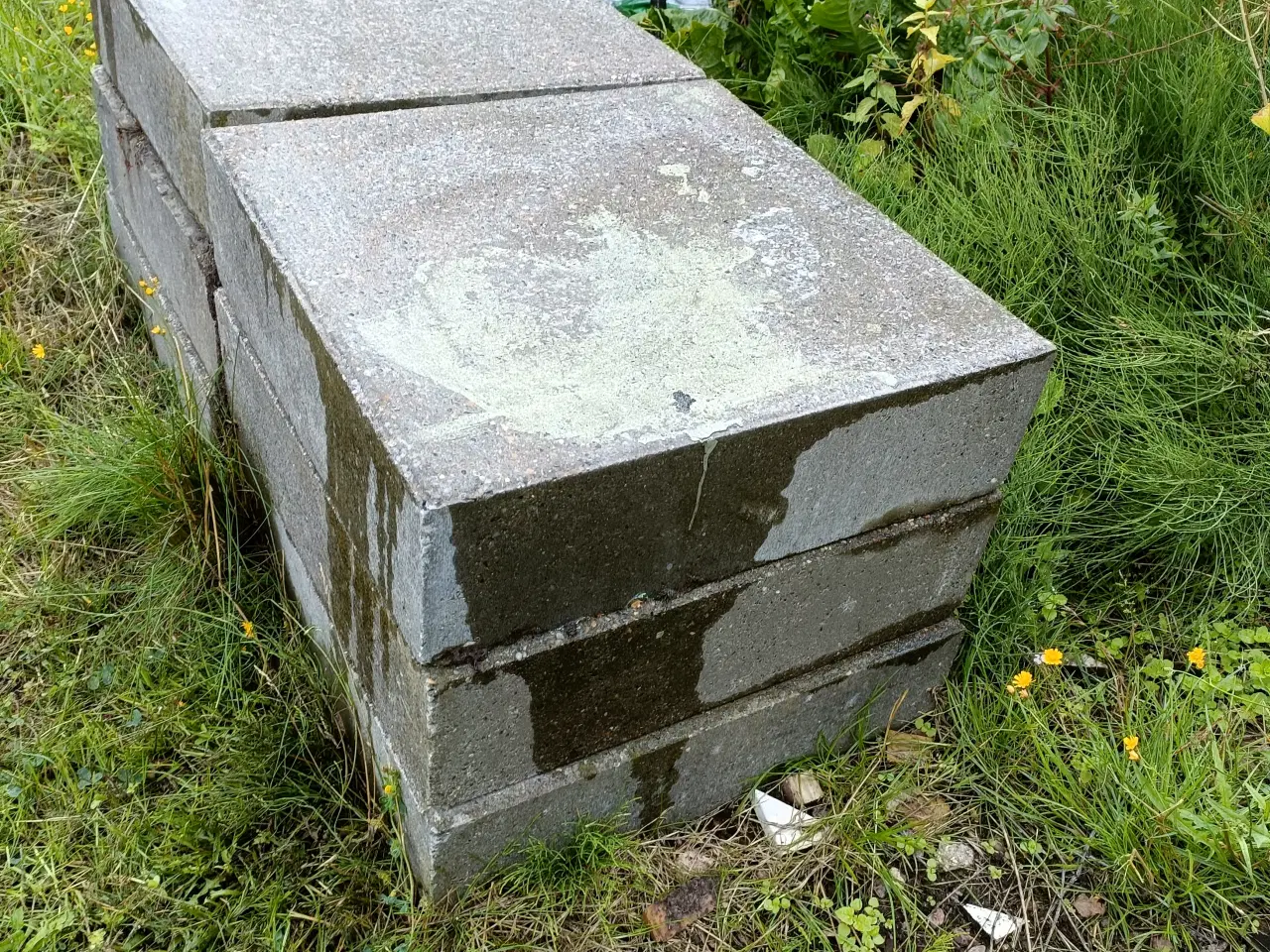 Billede 1 - Trappesten beton 6 stk