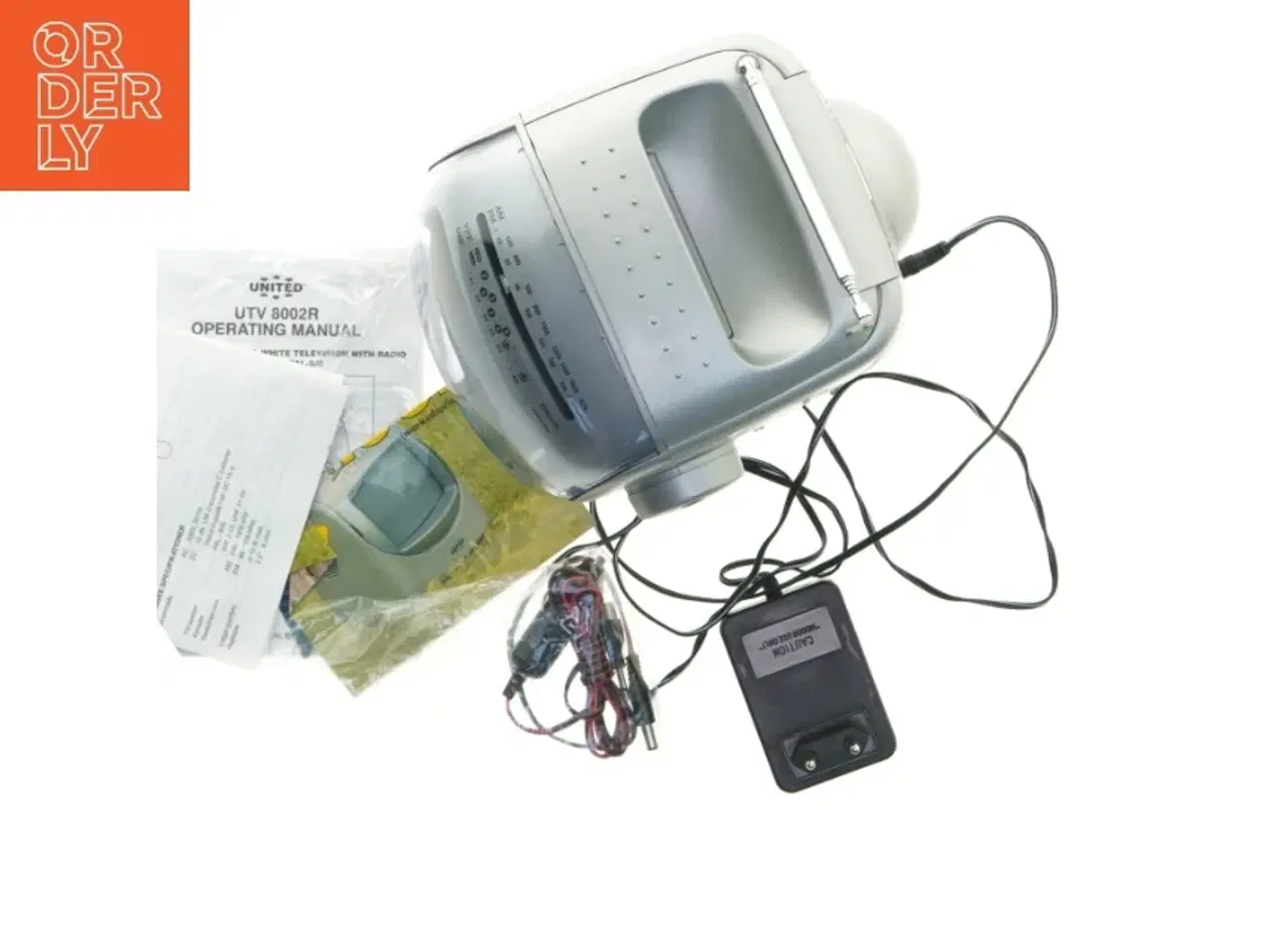 Billede 5 - United UTV 8002 R sort/hvid TV og AM/FM radio fra United (str. 18x15x15 cm)