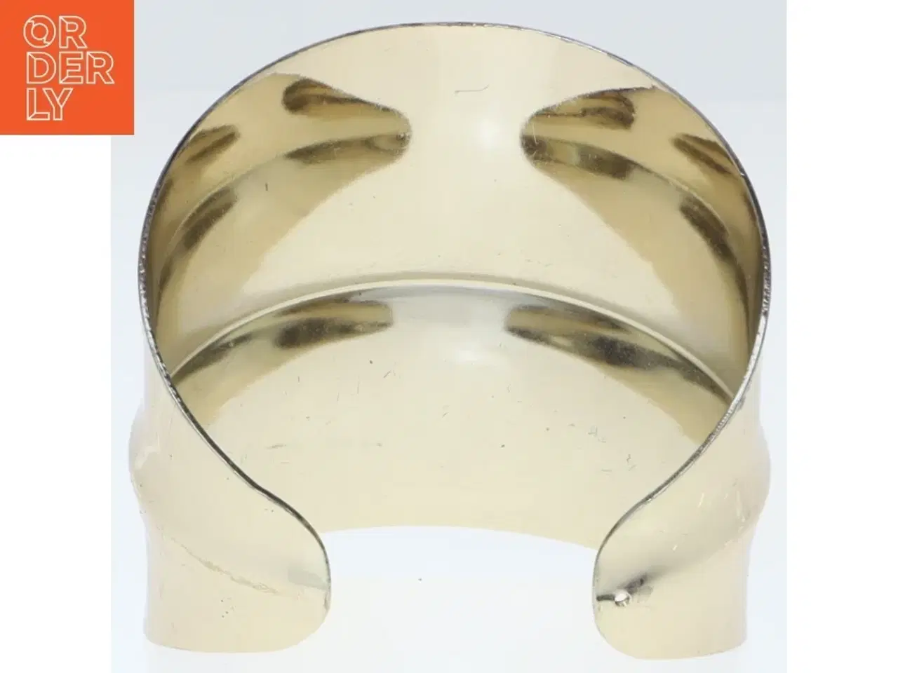 Billede 3 - Guldfarvet armbånd (str. Ø 6 cm)