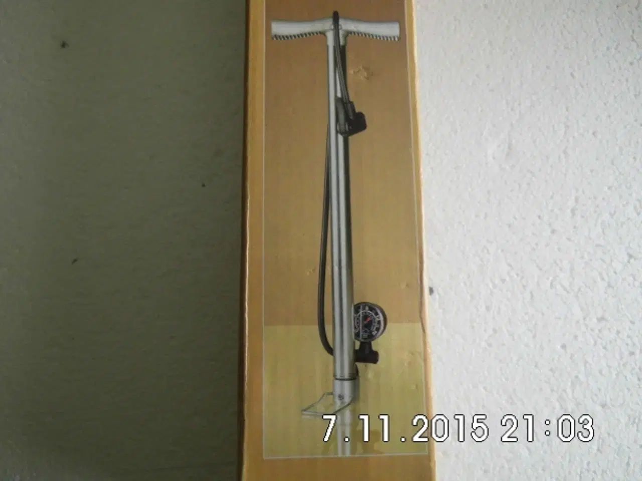 Billede 1 - Precision Upright Air Pump cykelpumpe i aluminium 