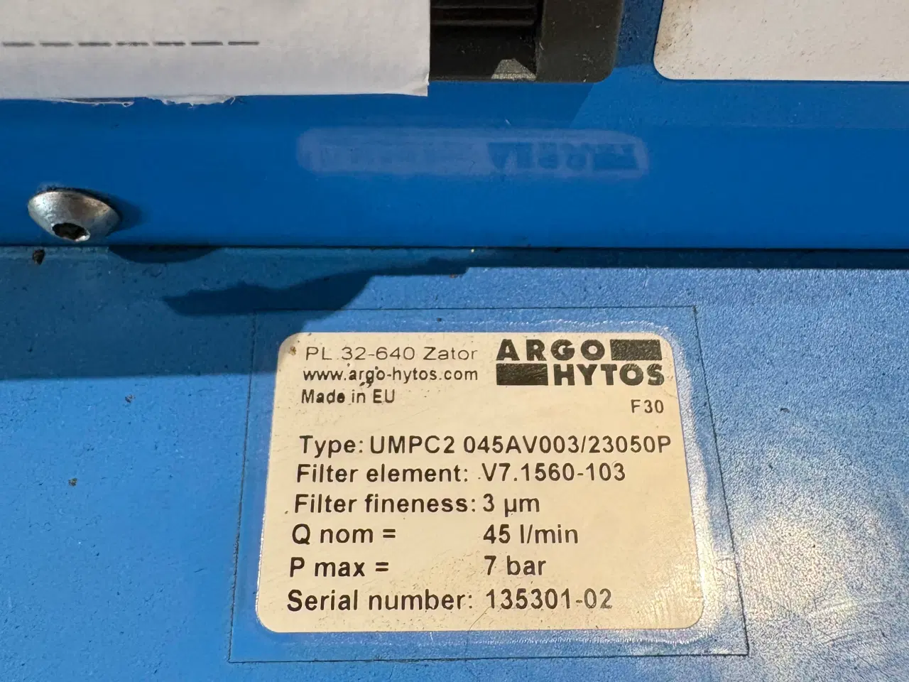 Billede 3 - Mobil filter- og pumpeenhed til hydraulikolie sælg