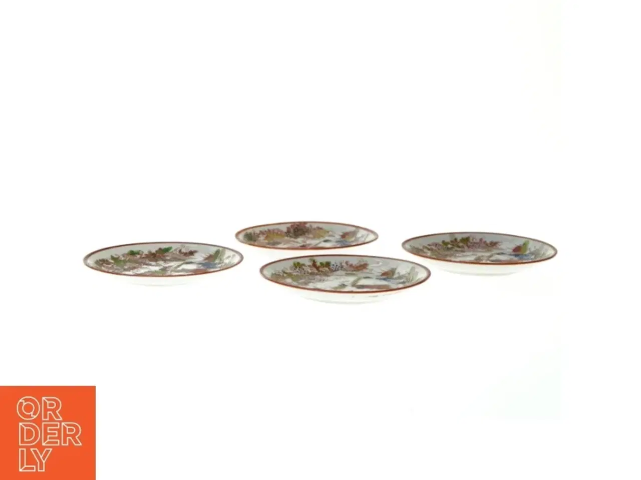 Billede 3 - Små tallerkener, med asiatisk motiv (str. 13 cm)