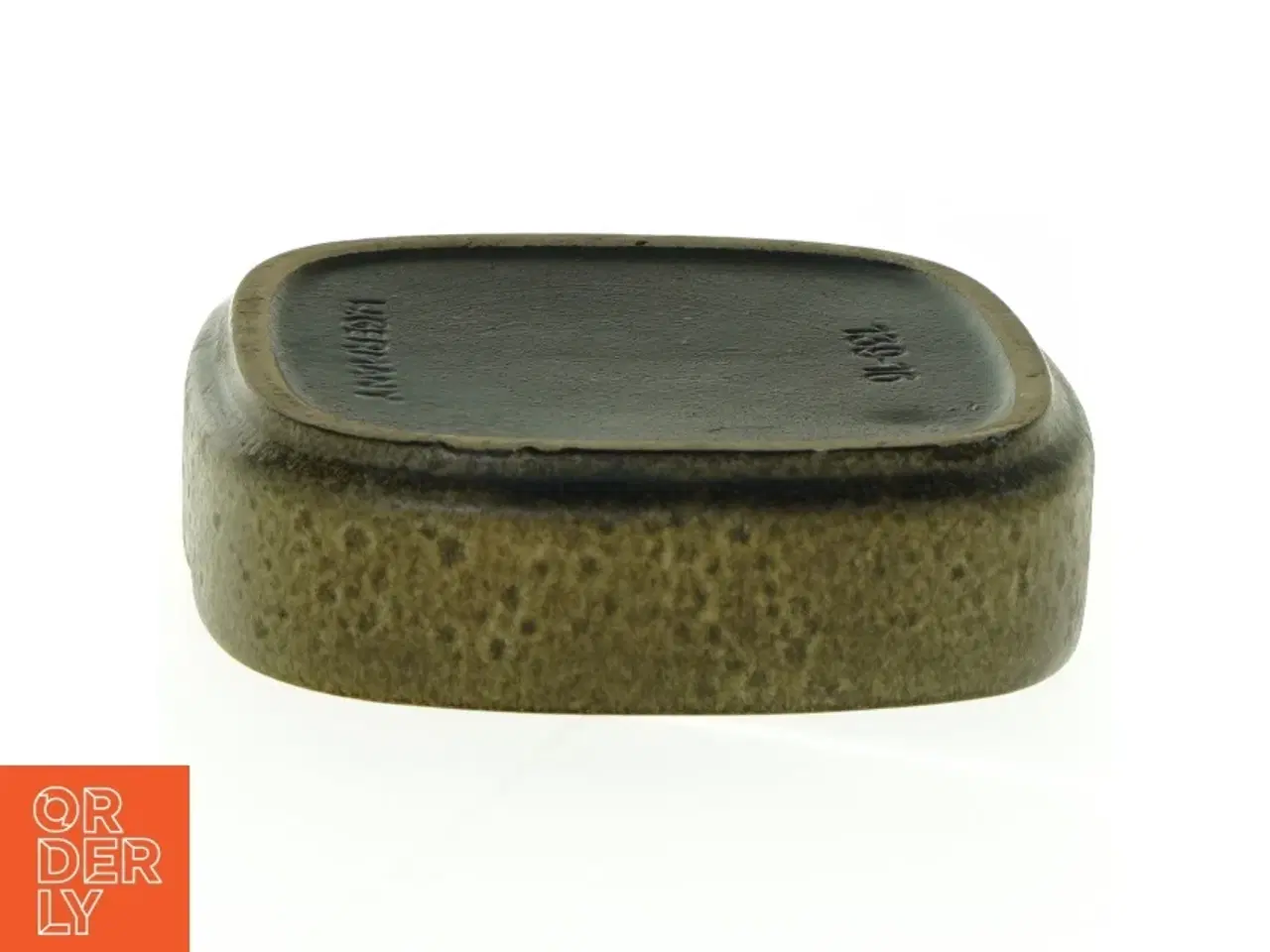 Billede 2 - W. Germany Sung glaseret Keramik fad askebæger (str. 14 x 14 x 4 cm)