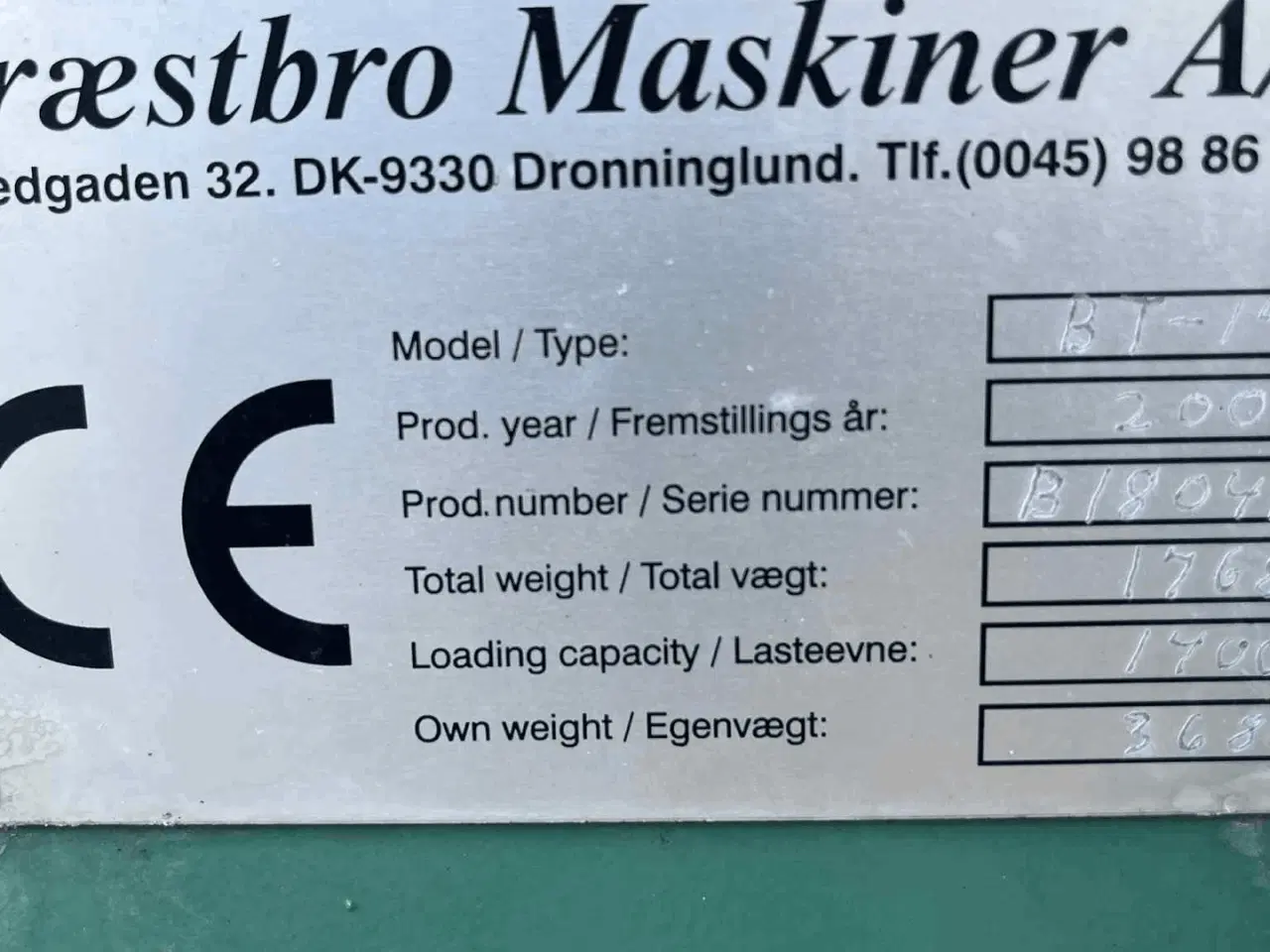 Billede 10 - Præstbro BT-140 Tipvogn