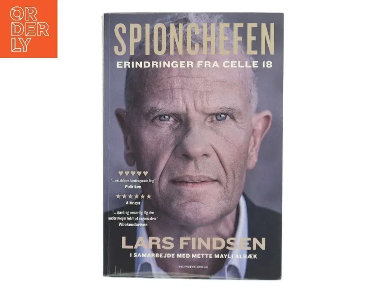 Billede 1 - Spionchefen : erindringer fra celle 18 af Lars Findsen (f. 1964-09-17) (Bog)