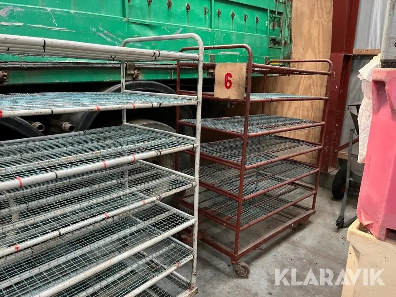 Billede 6 - Hyldevogne til minkskind 12 styk
