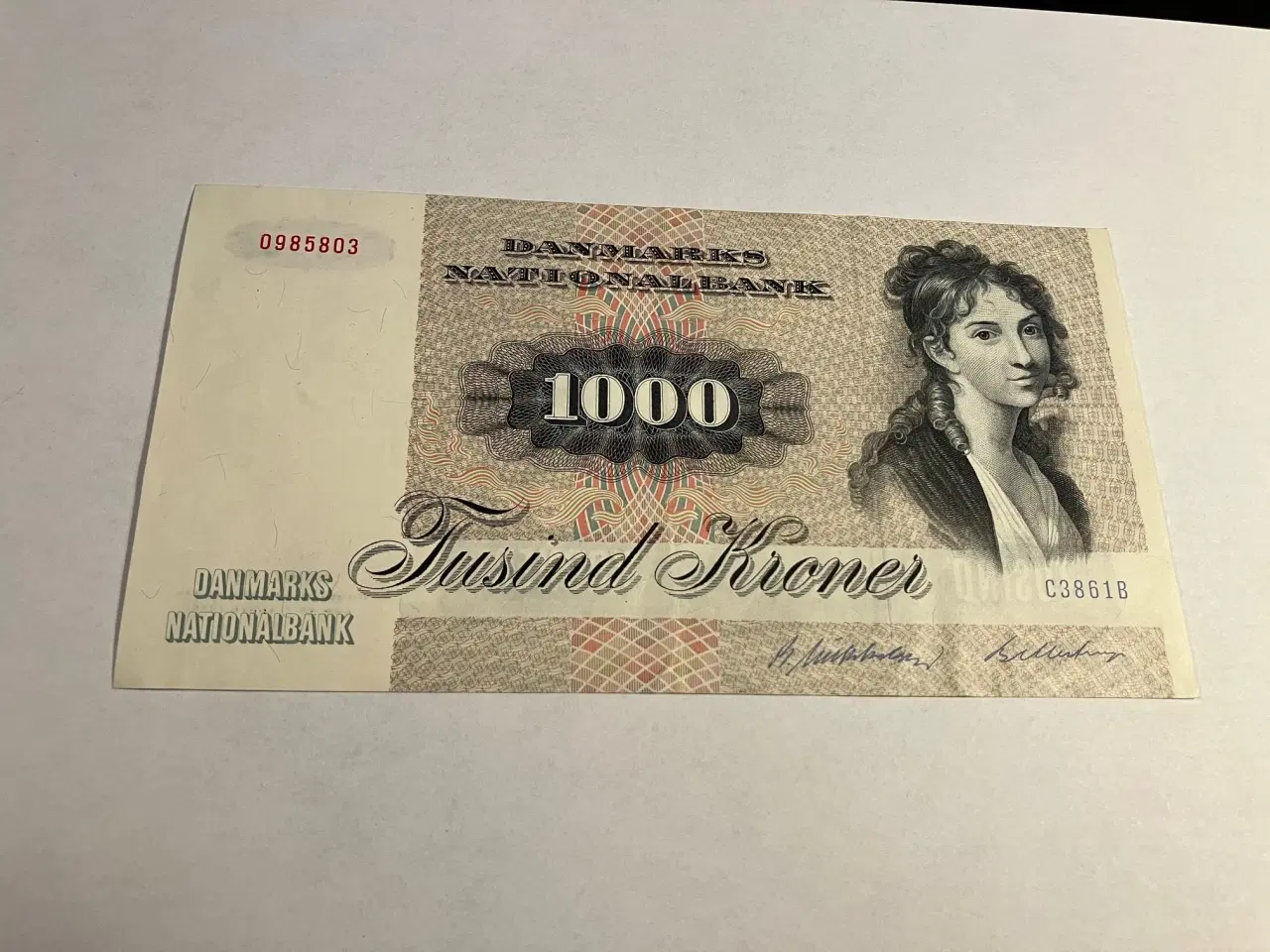 Billede 1 - 1000 Kroner 1986