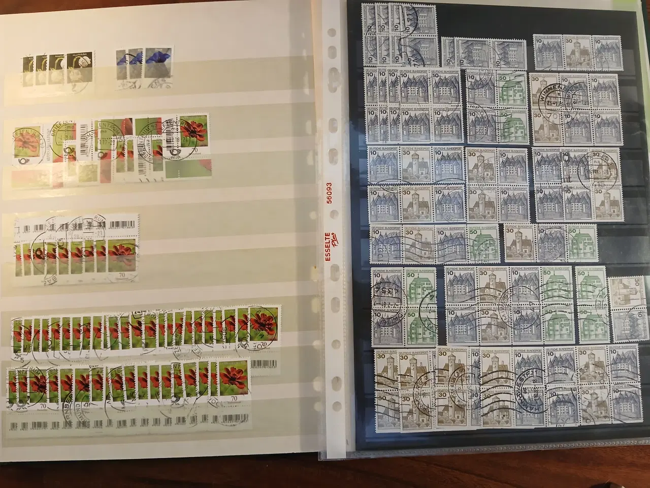 Billede 7 - Vesttyskland sammentryk, teche-beche, parstykker o
