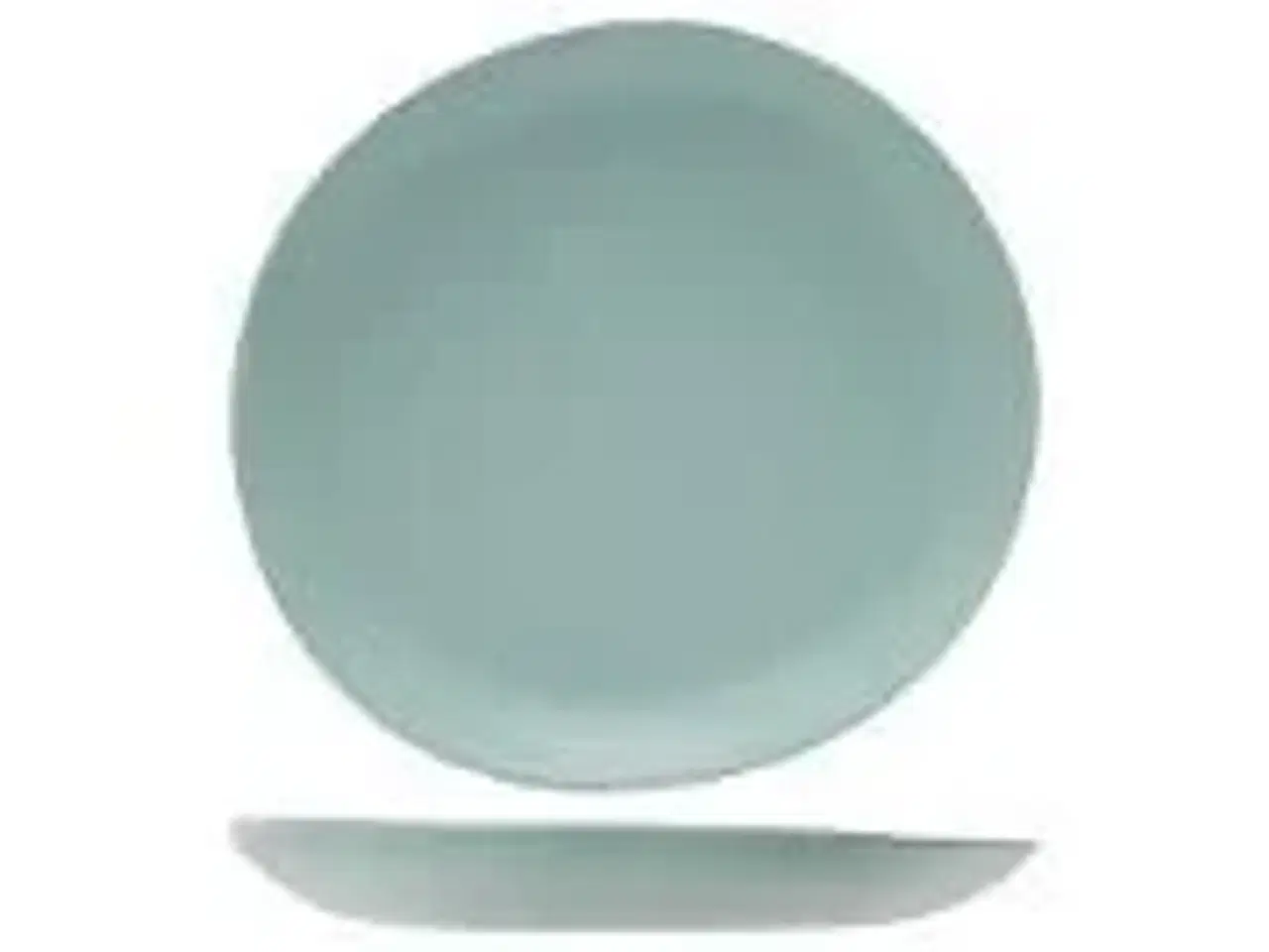 Billede 1 - 12 stk. Tallerken melamin turkis 280 mm Kupo