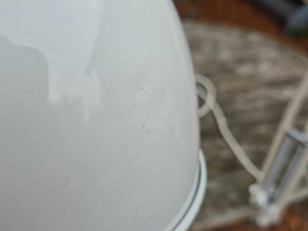 Billede 5 - Hvid arkitektlampe fra Luxo med parabolskærm