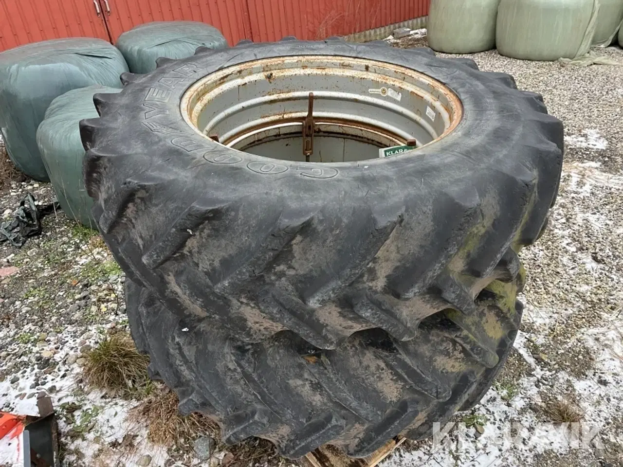 Billede 1 - Tvillingehjul Goodyear 18.4R38 - med klemmer