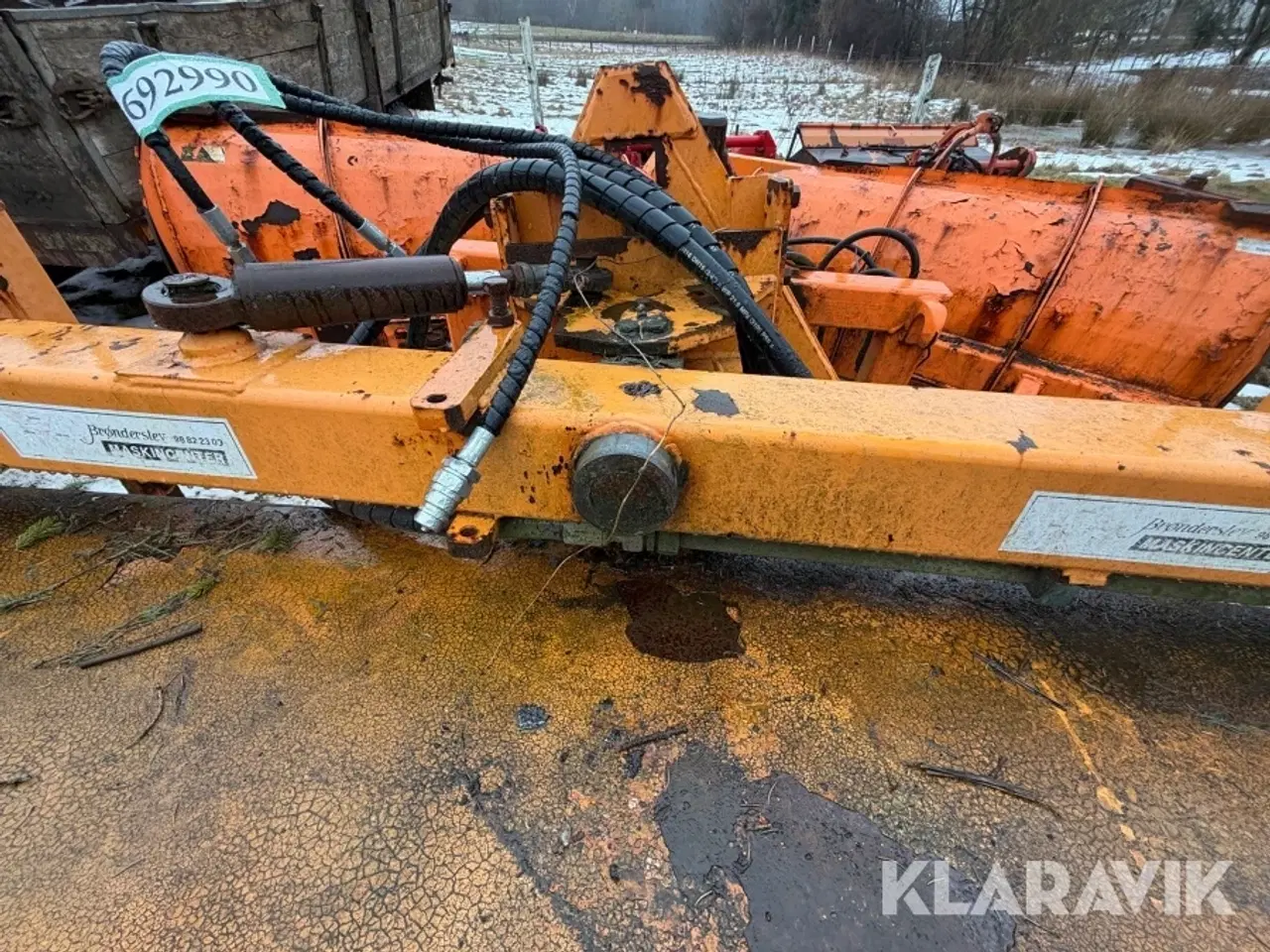 Billede 11 - Hydraulisk fejekost med oliepumpe Am Teho F21975