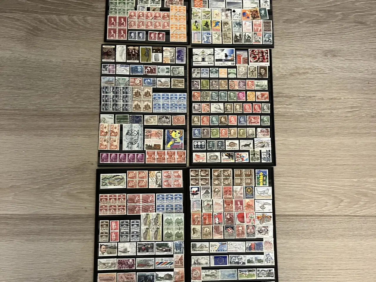 Billede 3 - 710 stk danske frimærker