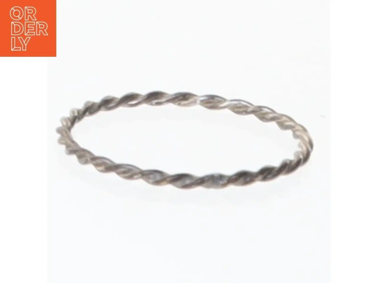 Billede 1 - Twisted sølvring (str. 54 mm)