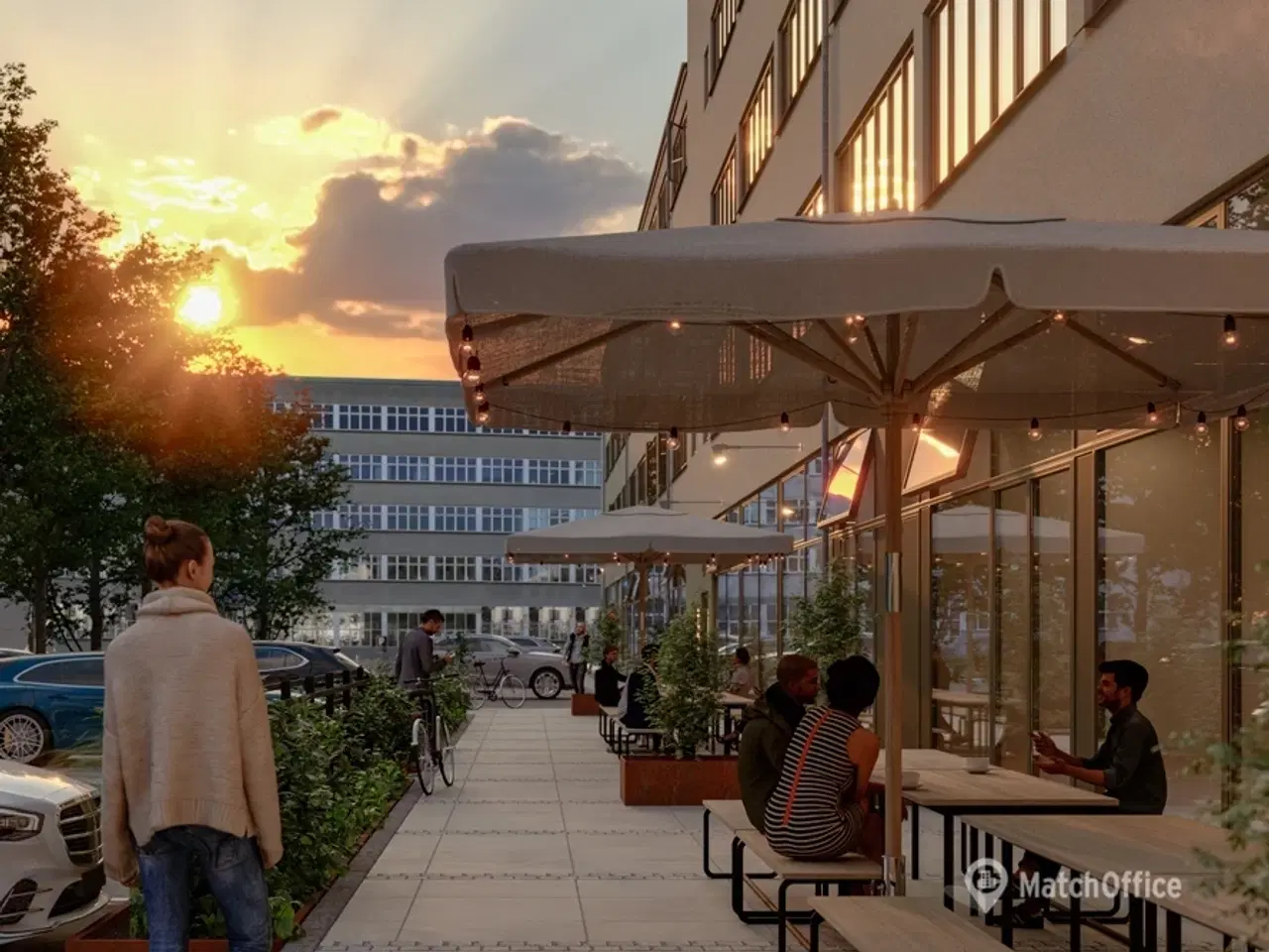 Billede 3 - Indflytningsklare kontorer i gennemrenoveret fabriksbygning