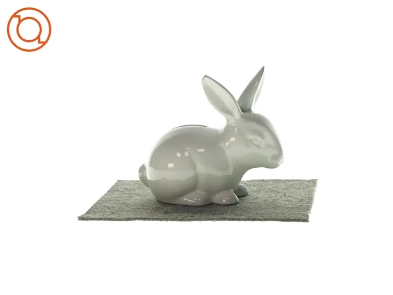 Billede 1 - Kanin-sparegris i porcelæn (str. LBH:17x7,5x15cm)