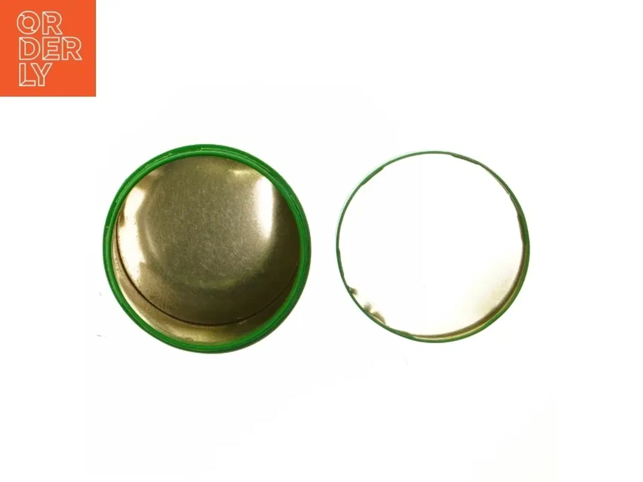 Billede 5 - Tin container with Danish theme fra Irma (str. Ø. 11,5 cm. længde. 15 cm)