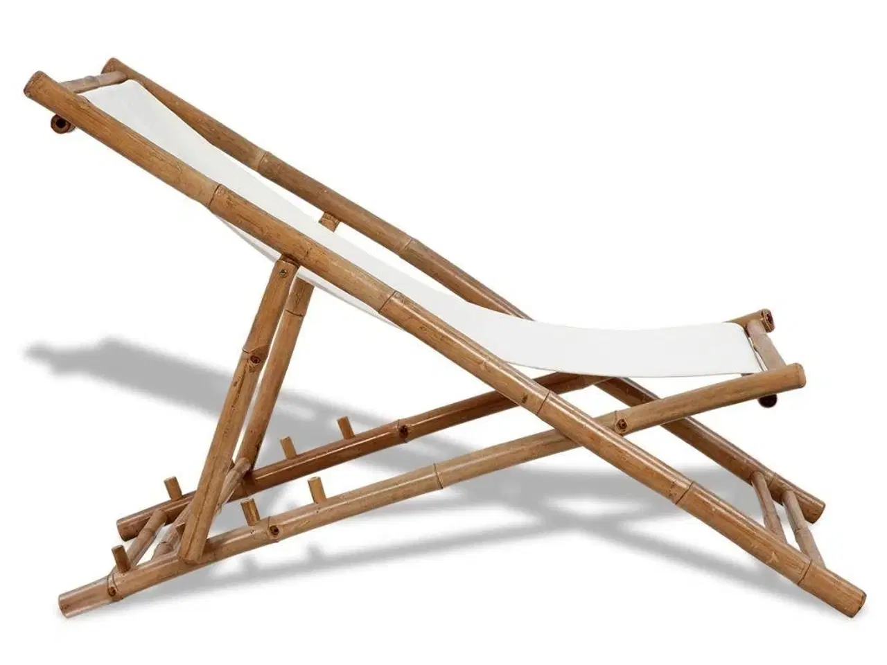 Billede 5 - Dækstol bambus og lærred