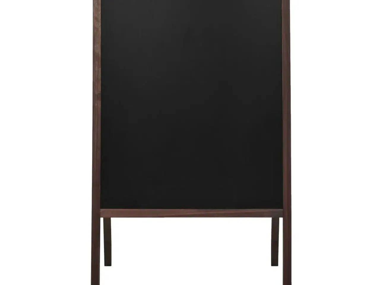 Billede 2 - Dobbeltsidet tavle cedertræ fritstående 60 x 80 cm