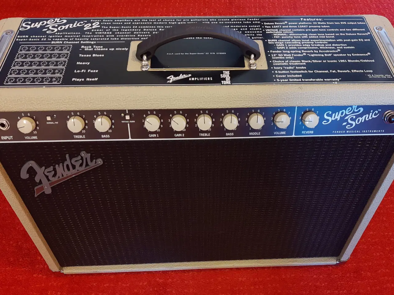 Billede 7 - Fender Super Sonic + G-system m.m sælges.