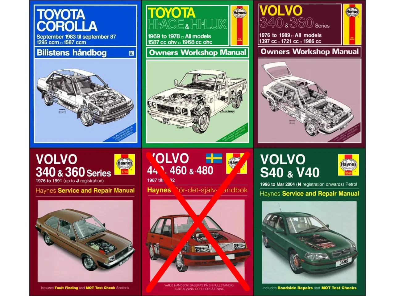 Billede 11 - Haynes - 65 Haynes Værkstedshåndbøger - 75 kr./bog